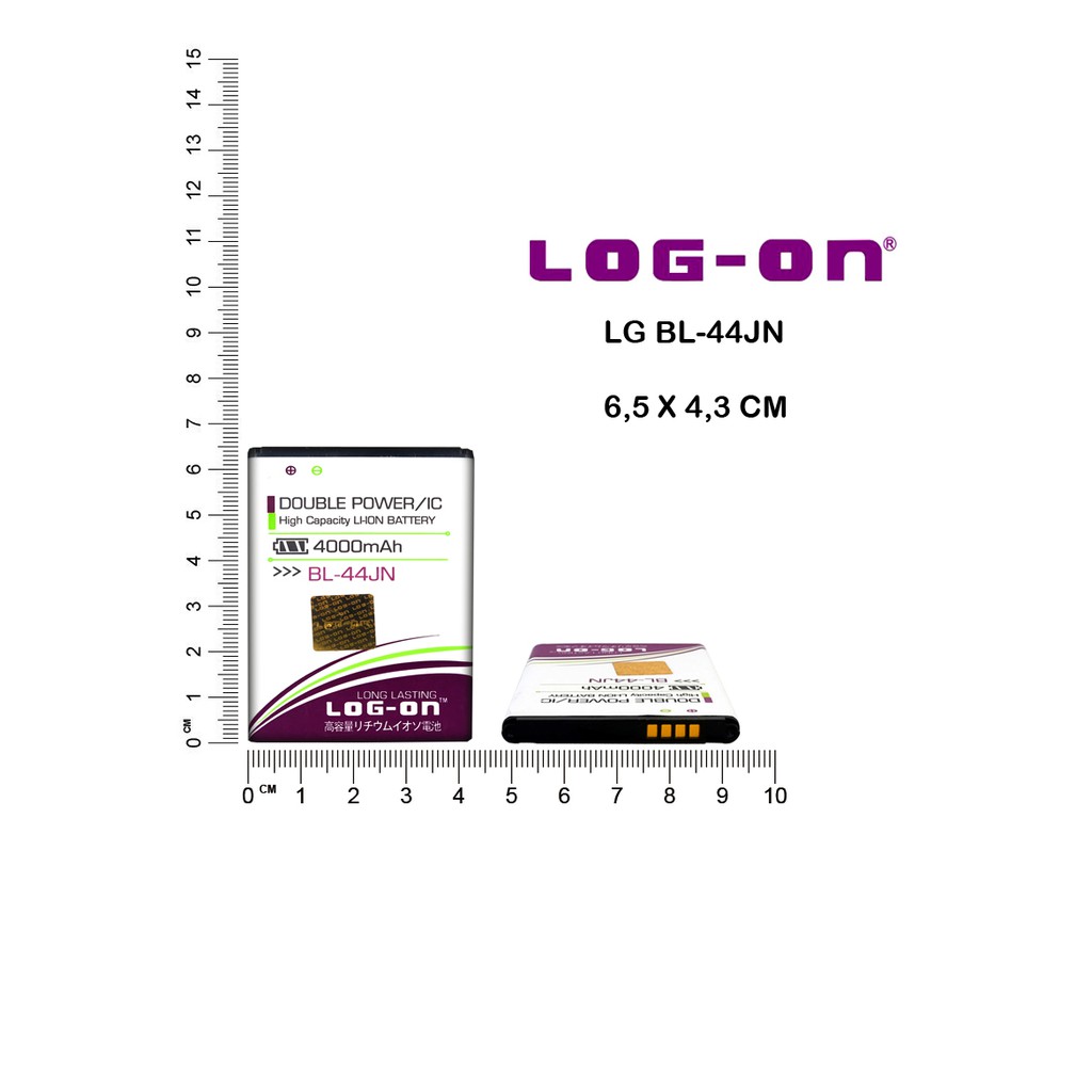 BATERAI LG OPTIMUS BLACK - P970 - BL44JN - BL44JN LOG ON DOUBLE POWER