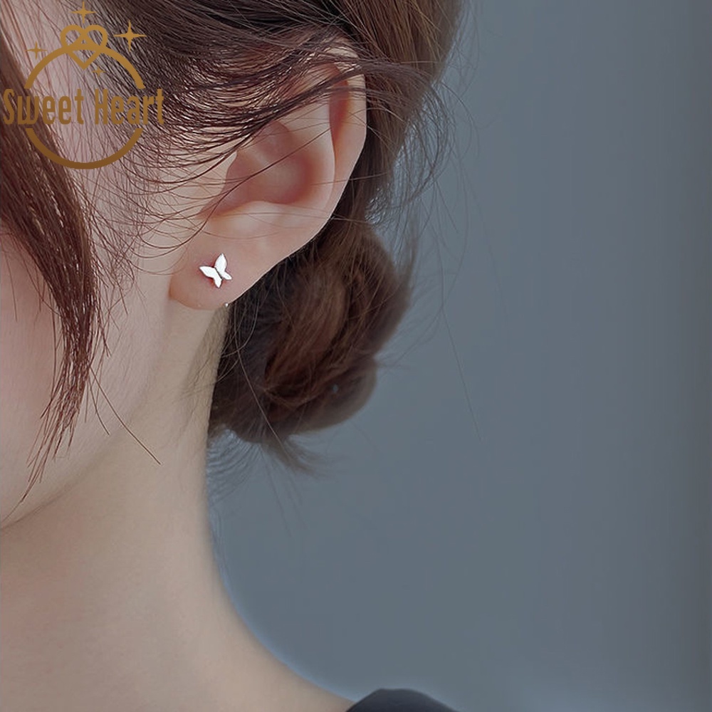 Women 2021 Butterfly Earrings Fashion Trendy New Trendy Ear Hooks Korean Temperament Earring