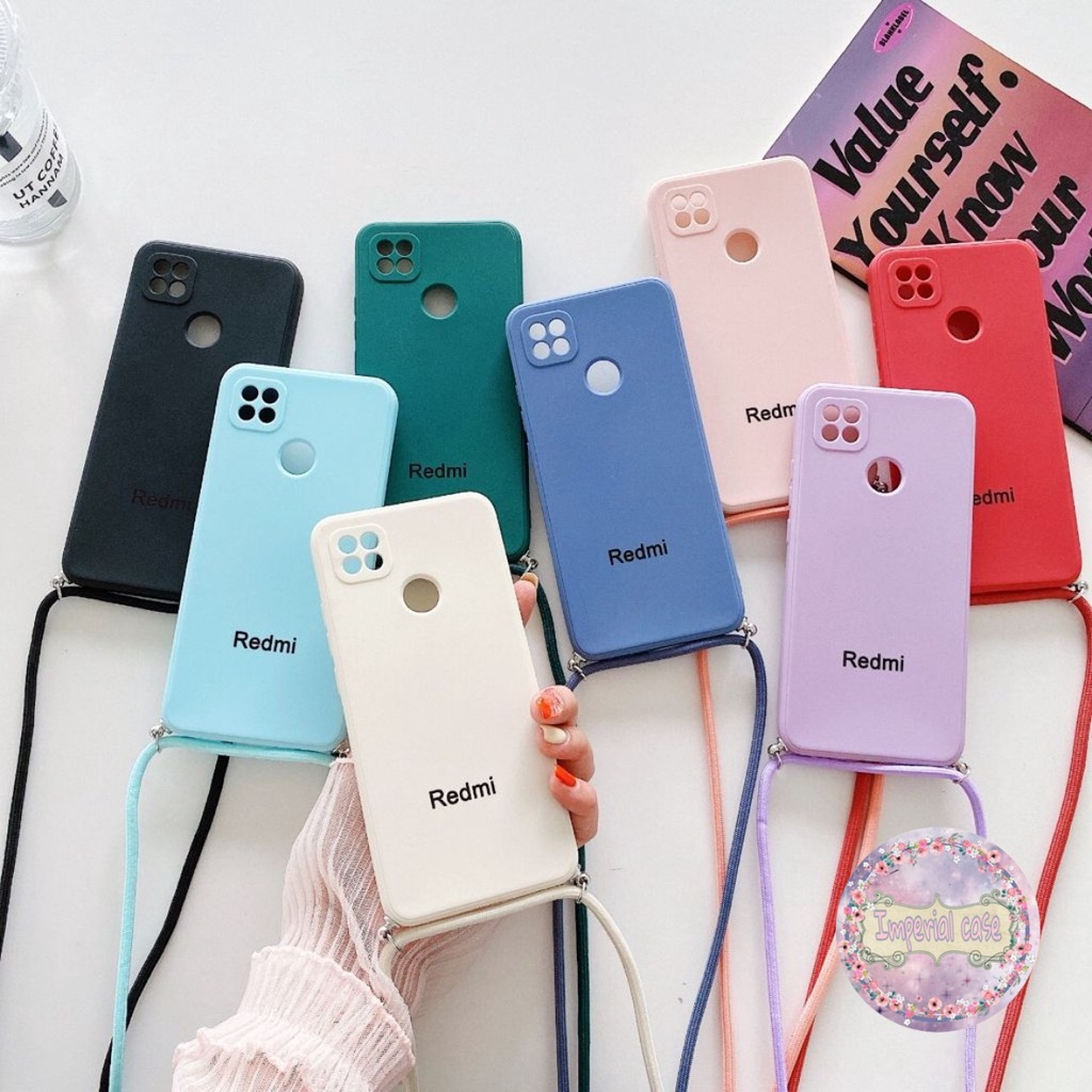 SOFTCASE SLINGCASE ORIGINAL SILIKON PELINDUNG KAMERA XIAOMI REDMI NOTE 8 9 10 PRO IC4310