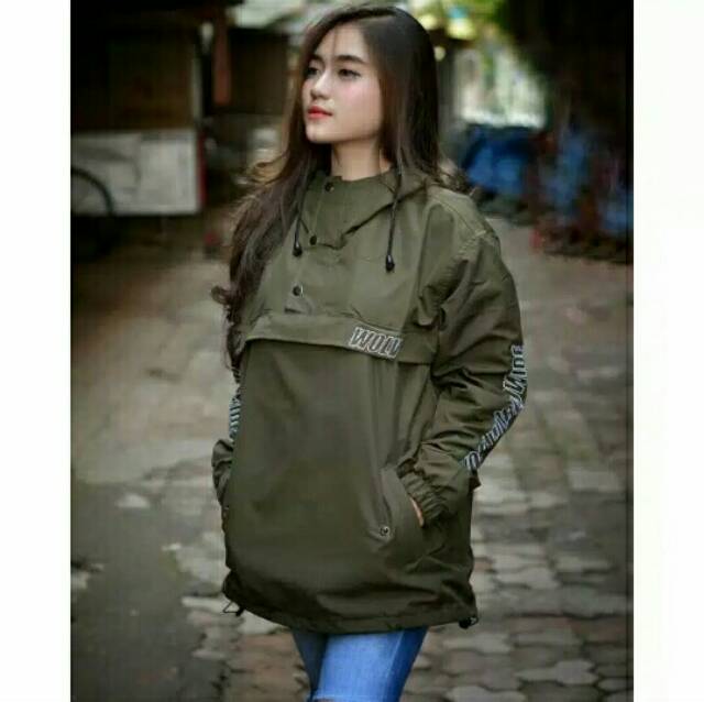 Jaket Parasut Wanita Cagoule Unisex