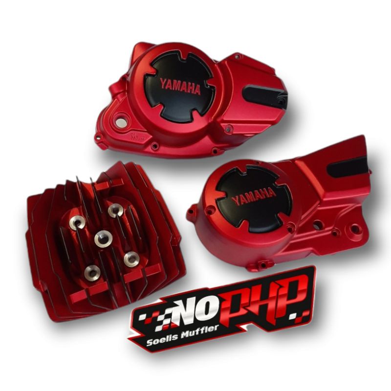 sepaket kop nanas dan bak kanan kiri rx king new warna merah