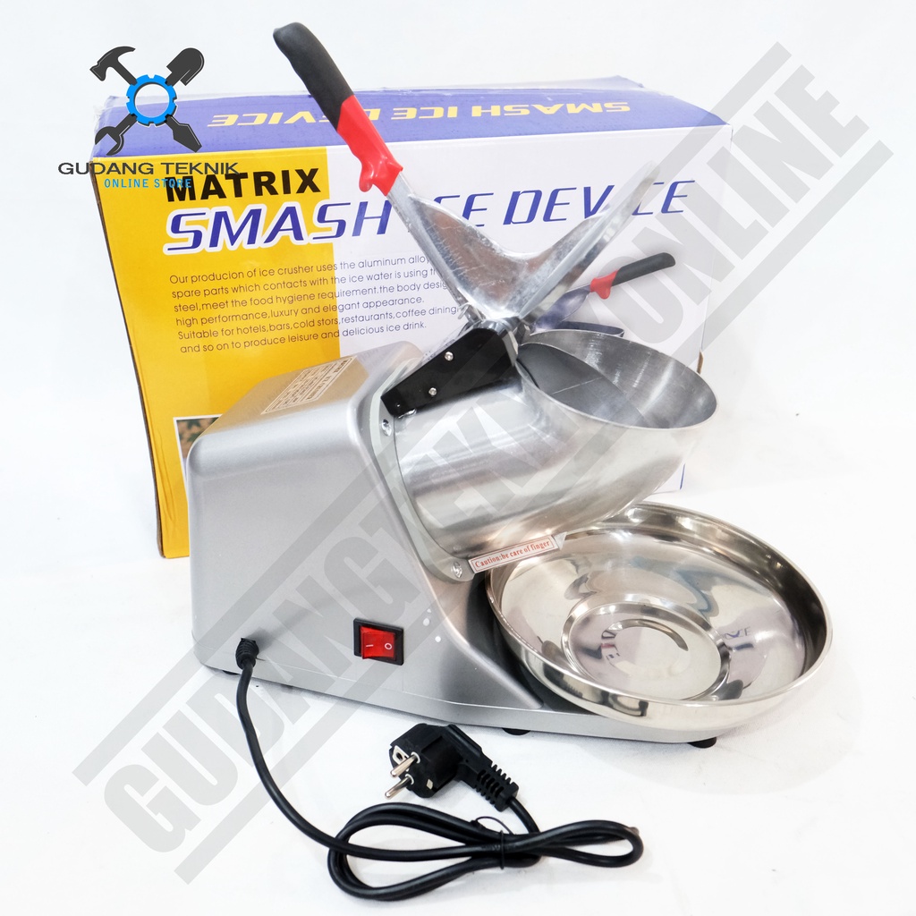 Mesin Gilingan Serut ES LISTRIK 400G SUMURA / Ice Crusher Serutan Giling ES MATRIX 400G