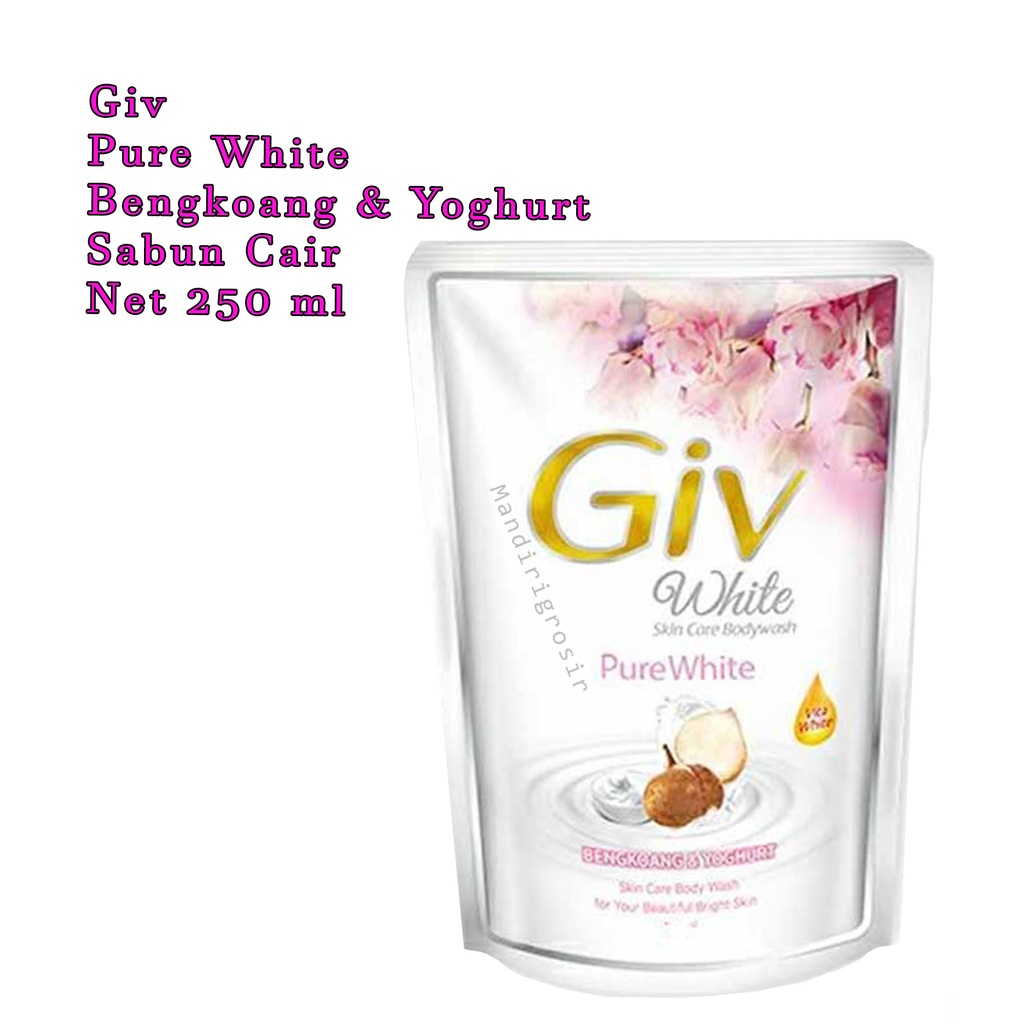 Sabun Giv * White * sabun badan  *sabun cair *Bengkoang * 250ml
