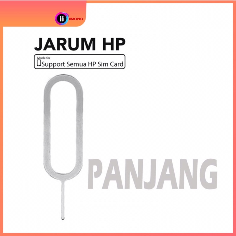 （10PCS)Jarum Ejector Simcard  Handpone (panjang )/ Simcard Nossy Ejector/Jarum SIM Card