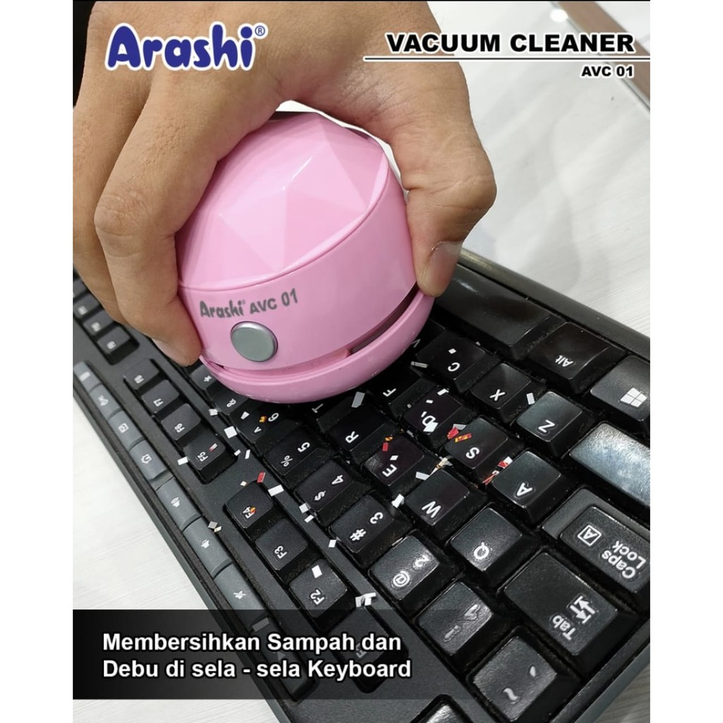 ARASHI AVC 01 - Vacuum Cleaner Mini Portable di cas usb 12 volt