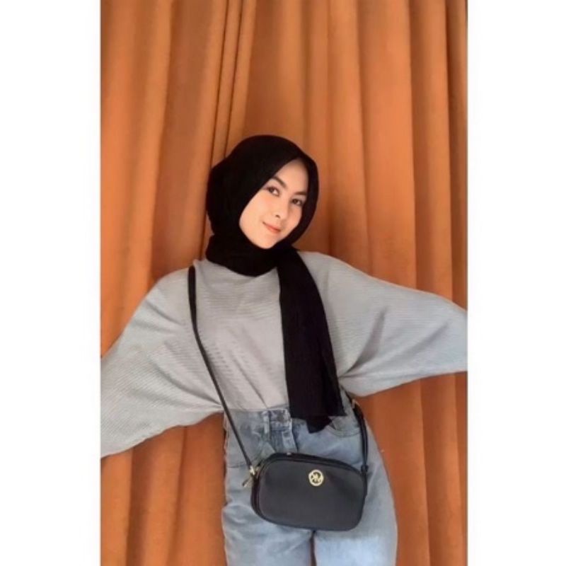 BATWING BLOUS MANGO KNITED/ATASAN WANITA