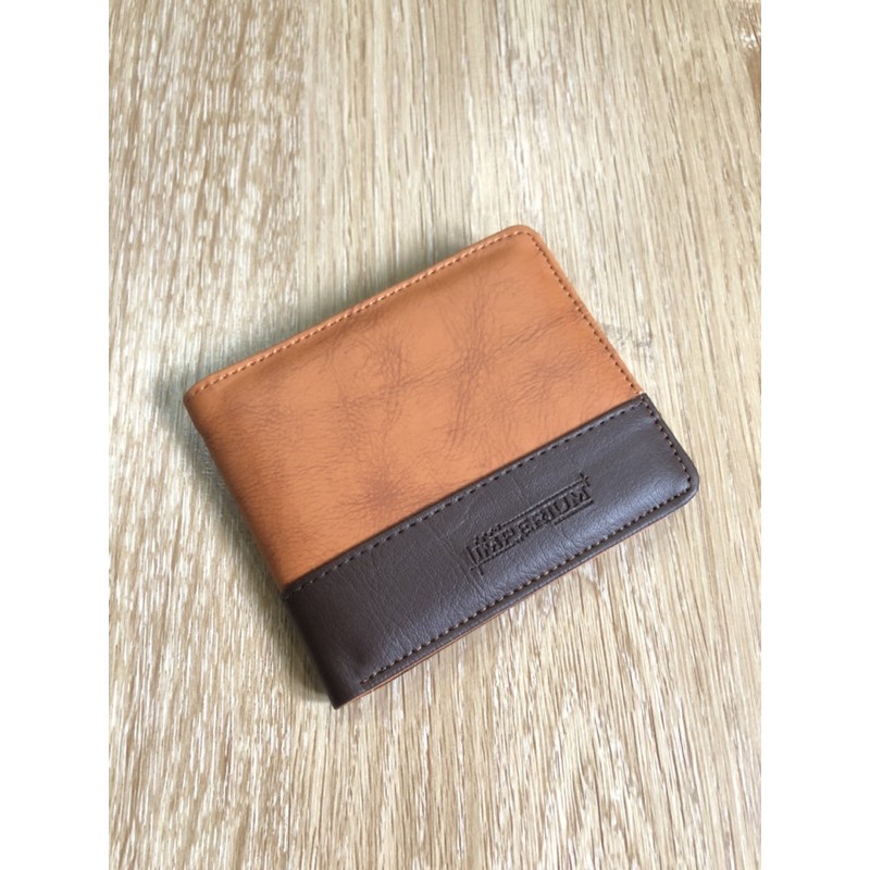 DOMPET PRIA KULIT SINTETIS DOMPET PRIA LIPAT DOMPET KARTU DOMPET PRIA KOMBINASI DOMPET DISTRO COWOK
