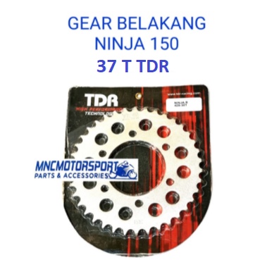 GEAR GIR BELAKANG TDR 428 37 T NINJA 150 R RR SS