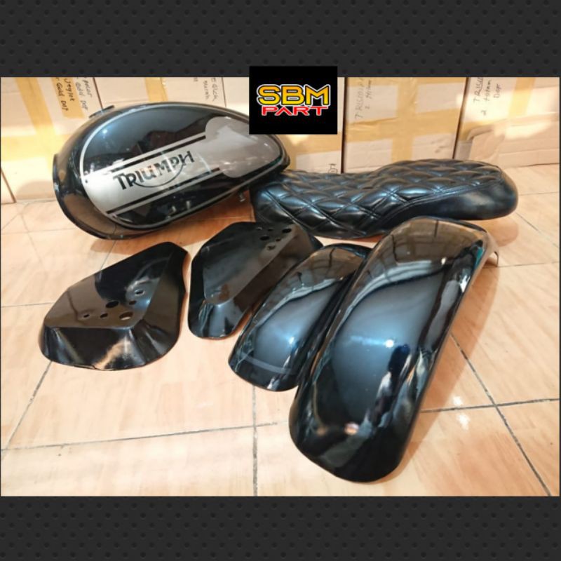 MEGAPRO MONOSHOCK PAKET JAPSTYLE PREMIUM TANGKI TRIUMPH