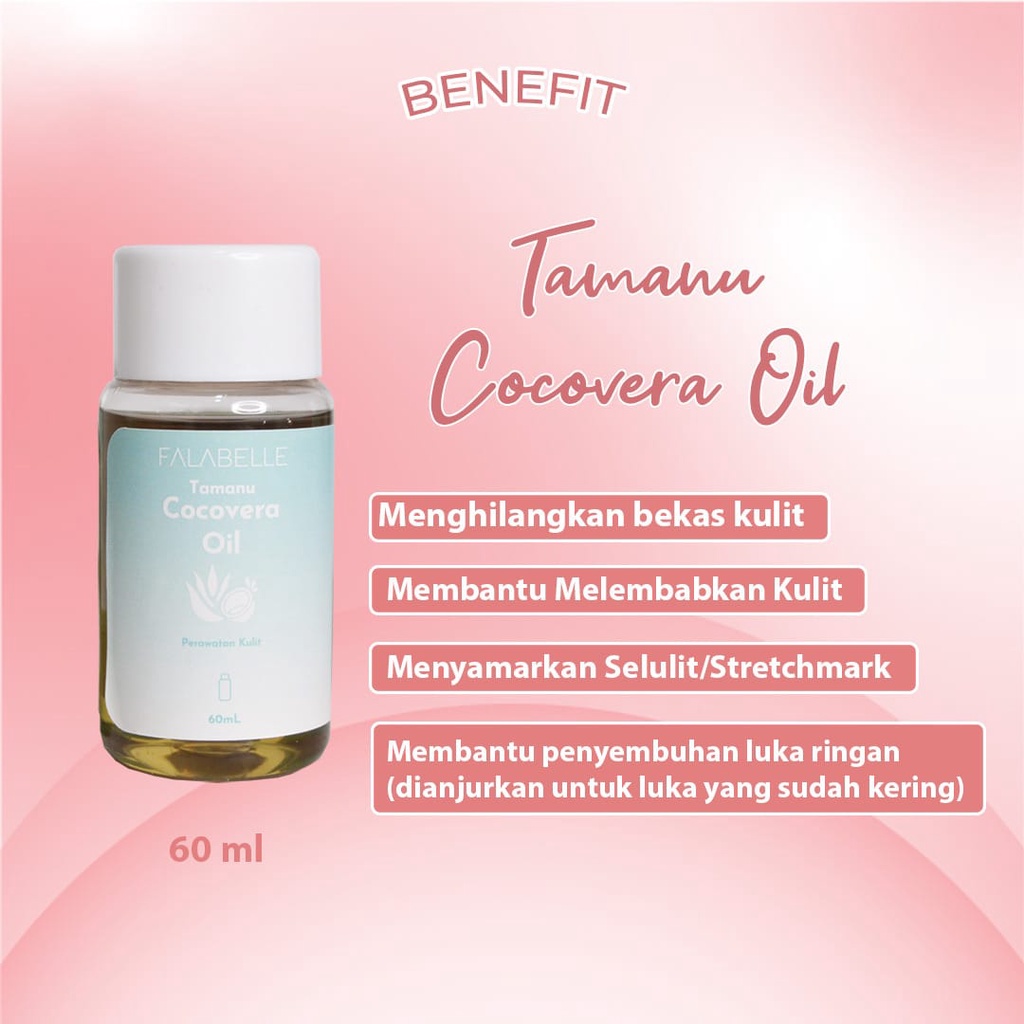 [ SKINHOUSEID ] Paket Kulit Eksim ( Tamanu Cocovera Oil, Tamanu Bar Soap )