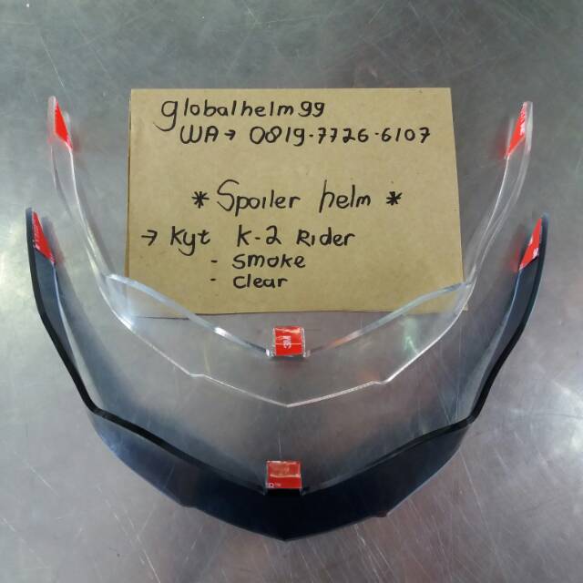 Spoiler helm kyt k2rider