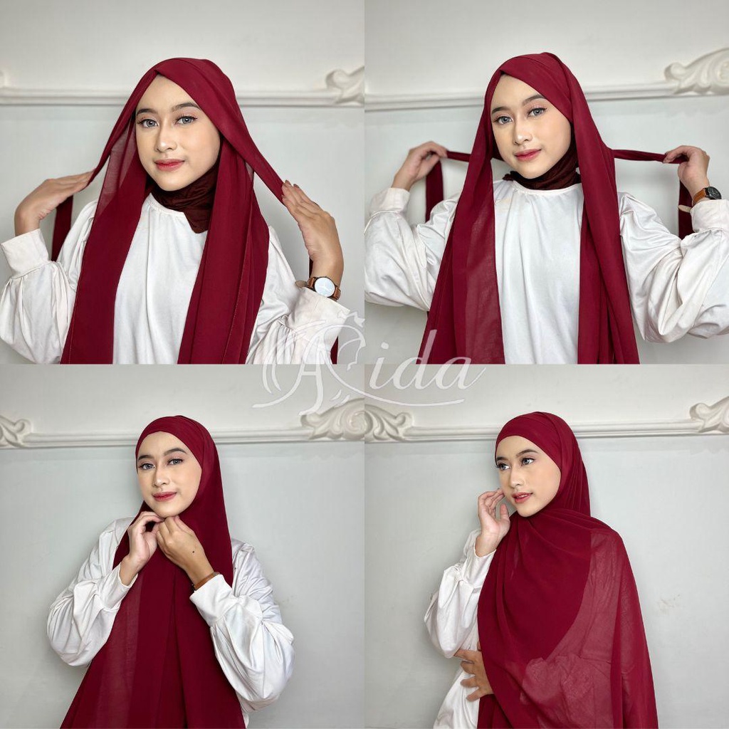 Hijab Melayu Instan Shawl Malaysian Shawl by Hijabbyaida