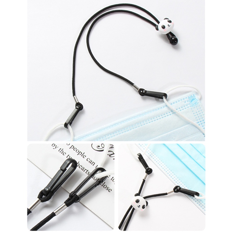 Masker Strap Lanyard Rantai Hitam/Kalung/rantai Kacamata Anti Hilang Masker Aksesoris