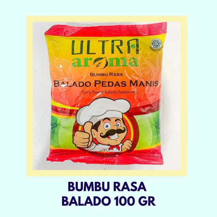 ULTRA AROMA Bumbu Rasa Balado Pedas Manis100gr