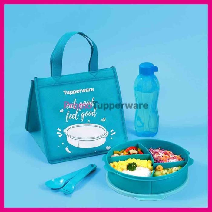 tempat makan set tupperware buat anak sekolah