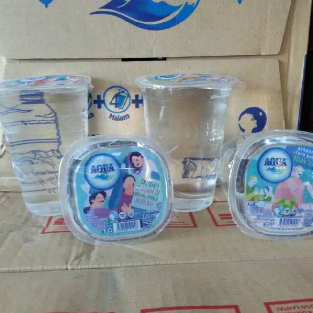 

AQUA GELAS 220 ML khusus gojek