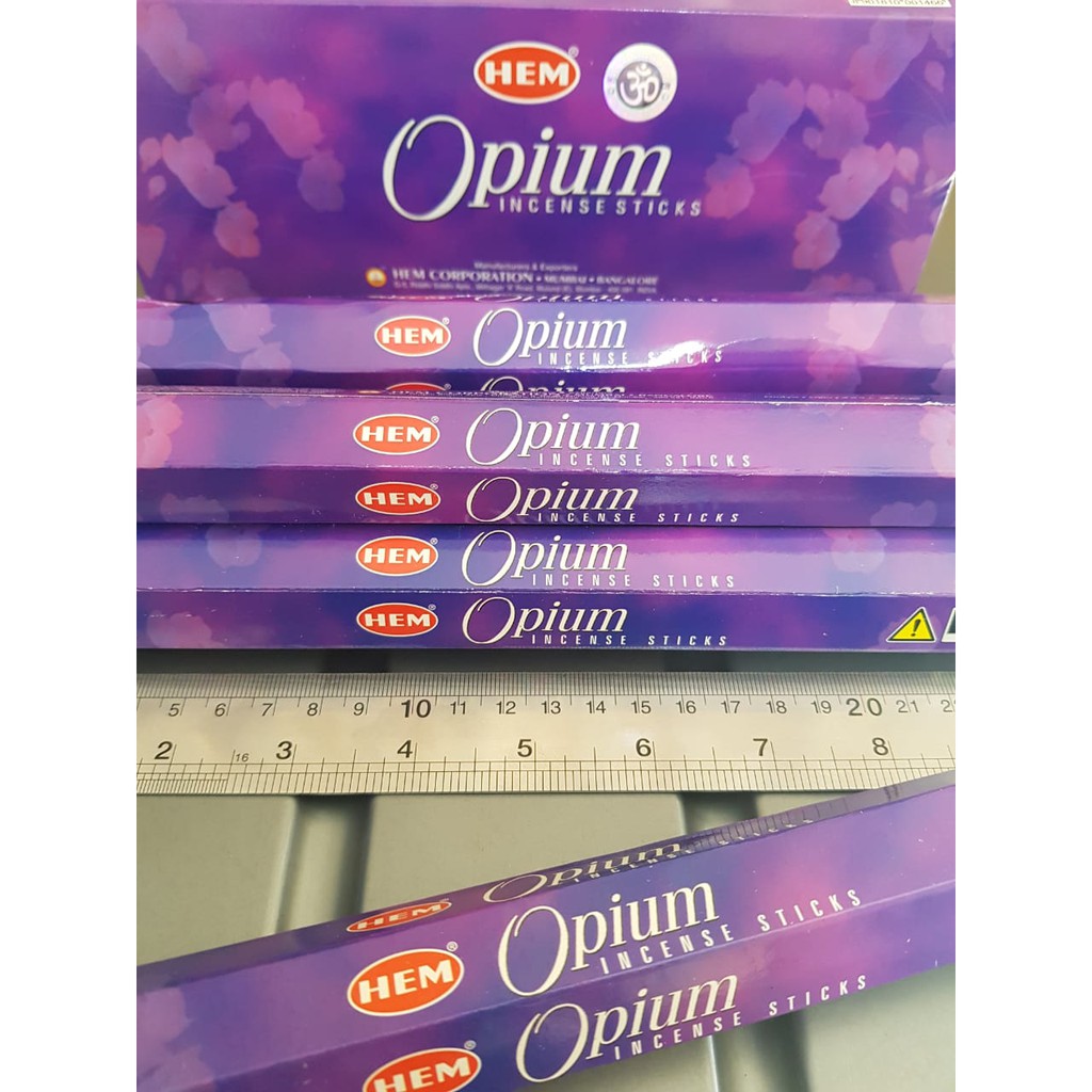 Dupa Hio Opium HEM Hexa Handmade isi 20 batang By Darshan India