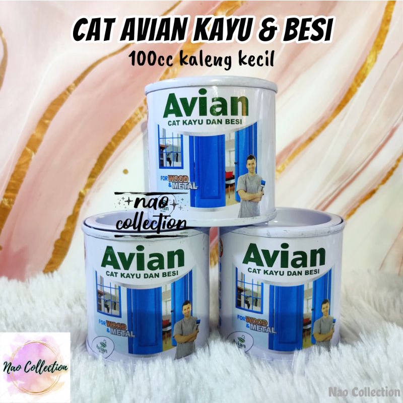 Cat Kayu dan Besi Avian / Cat Minyak Avian (kaleng kecil)