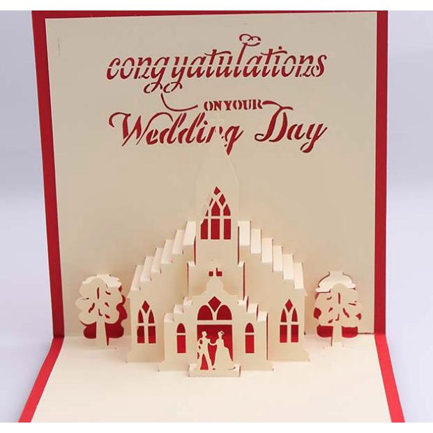 

kartu ucapan wedding day pernikahan gift card 3D 4D KADO GIFT HADIAH