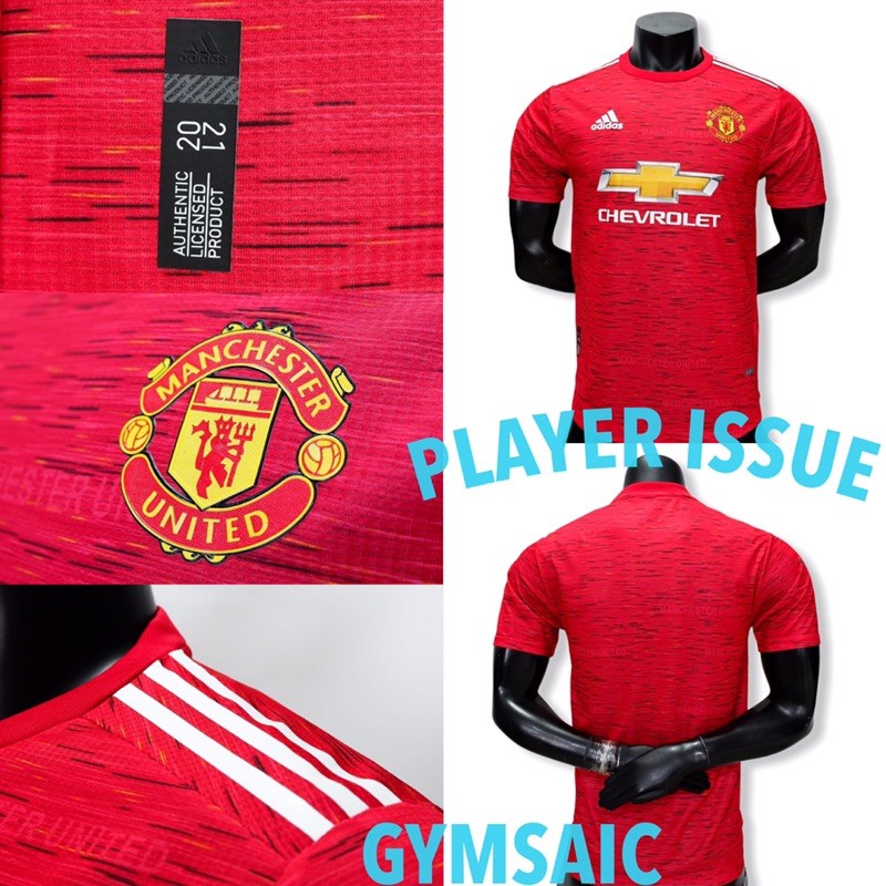 Jersey Bola MU Home Player Issue PI Vaporknit New 2020 2021 | Baju Bola Terbaru Mu Merah