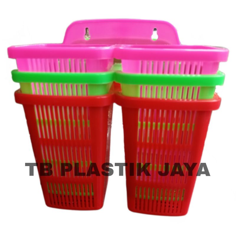 TEMPAT SENDOK DOUBLE/TEMPAT SENDOK GANTUNG/TEMPAT SENDOK 2 LUBANG