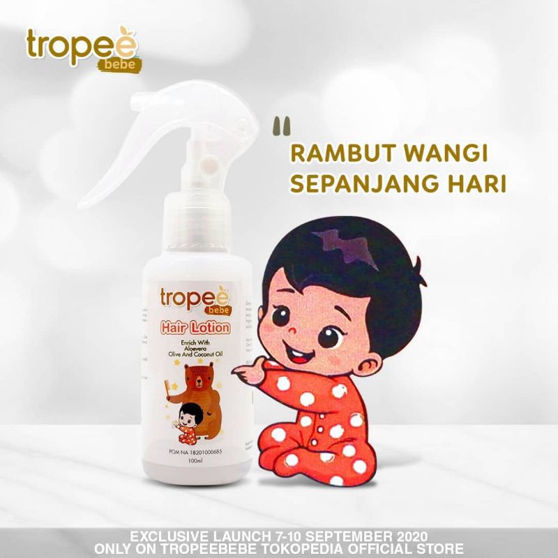 Tropee Bebe Hair Lotion 100ml / tropeebebe / Original / Winter Sky