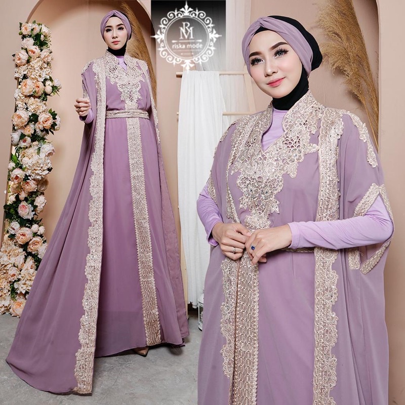 E.C > KAFTAN  MAHADEWI - GAMIS TERBARU - GAMIS MODERN - GAMIS MEWAH - GAMIS BROKAT TULLE - GAMIS BUS