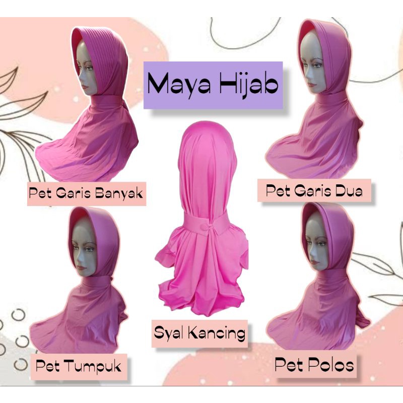 Jilbab Bhayangkari Kancing