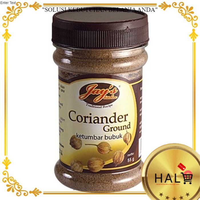 

JAYS CORIANDER GROUND 55 GR