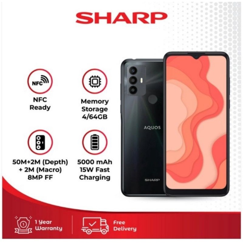 Sharp Aquos V6 Plus 4/64Gb Garansi Resmi