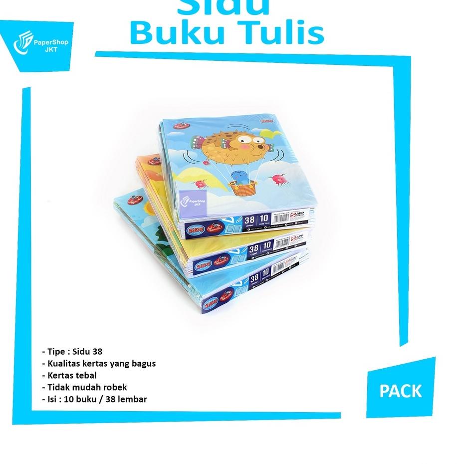 

Terjangkau SIDU - Buku Tulis 10-38 Lembar - PACK