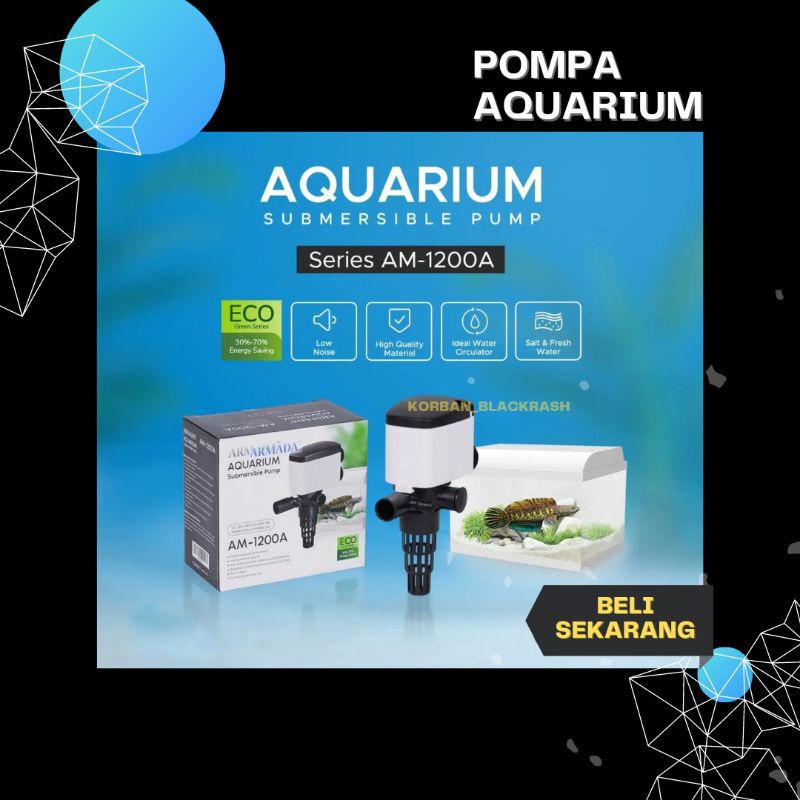 Jual POMPA AIR AQUARIUM MINI AQUASPACE FILTER AIR SET READY SAMARINDA
