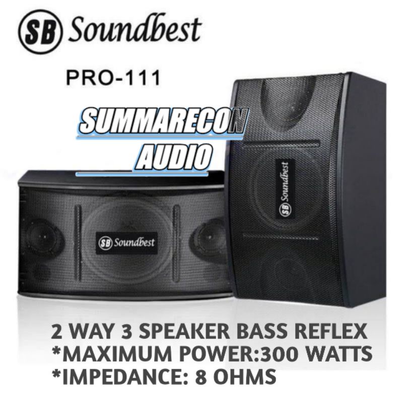 Speaker Soundbest Pro 111 Original Speaker Pasif 10 Inch