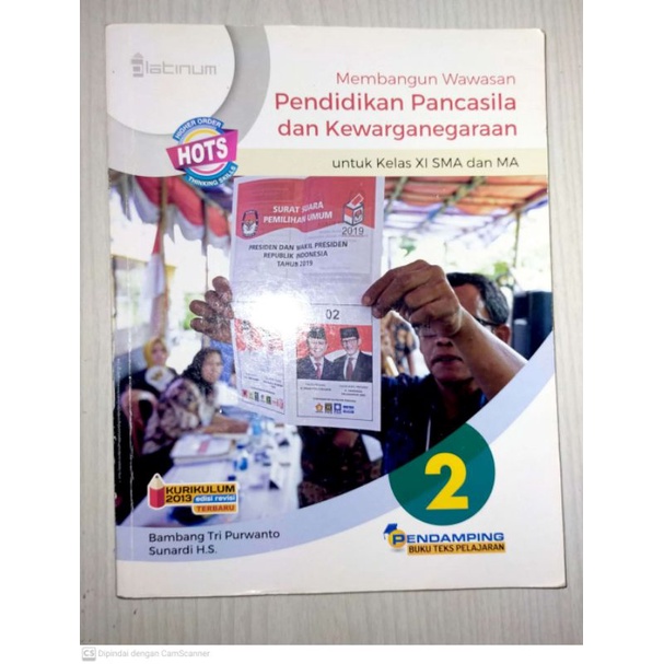 BUKU PPKN UNTUK SMA/MA KELAS 11 PLATINUM (BEKAS/PRELOVED)