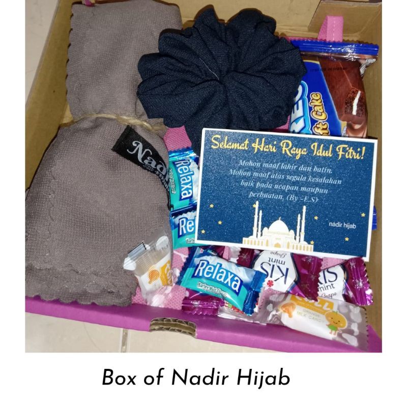 BOX Nadir Hijab Box Hampers Hijab Paket Hijab Murah Cirebon Majalengka Kuningan Sumedang bisa COD