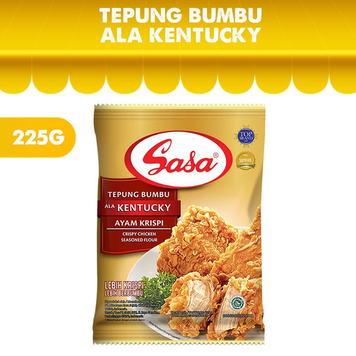 

TEPUNG BUMBU KENTUCKY SASA 225GR x 2PCS