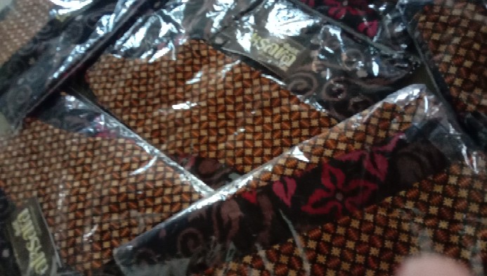 Gamis Batik Modern Murah Katun Halus Kombinasi Truntum, Ori Batik Aksara Pekalongan Big Size Jumbo