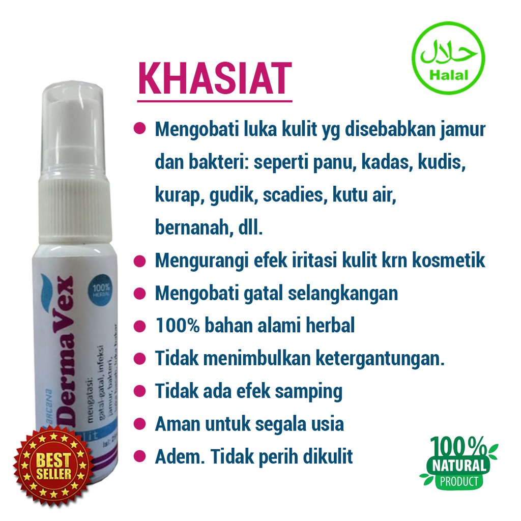 OBAT KULIT TERBAIK, ALERGI, JAMUR, GATAL GATEL LEHER, PANU, EKSIM, DLL-3