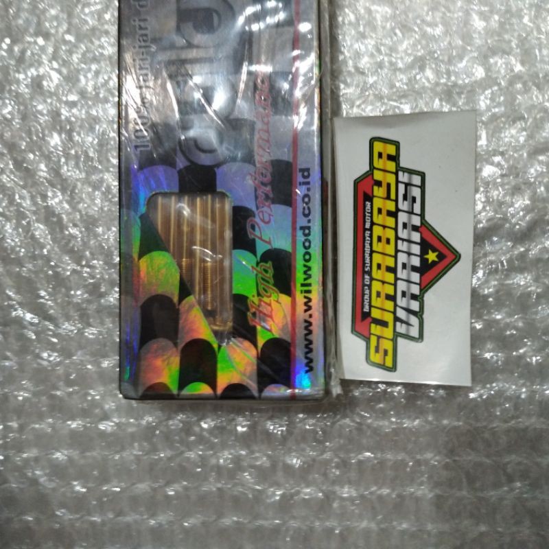 Ruji Wilwood Gold/Emas Size : 9×164 jari jari