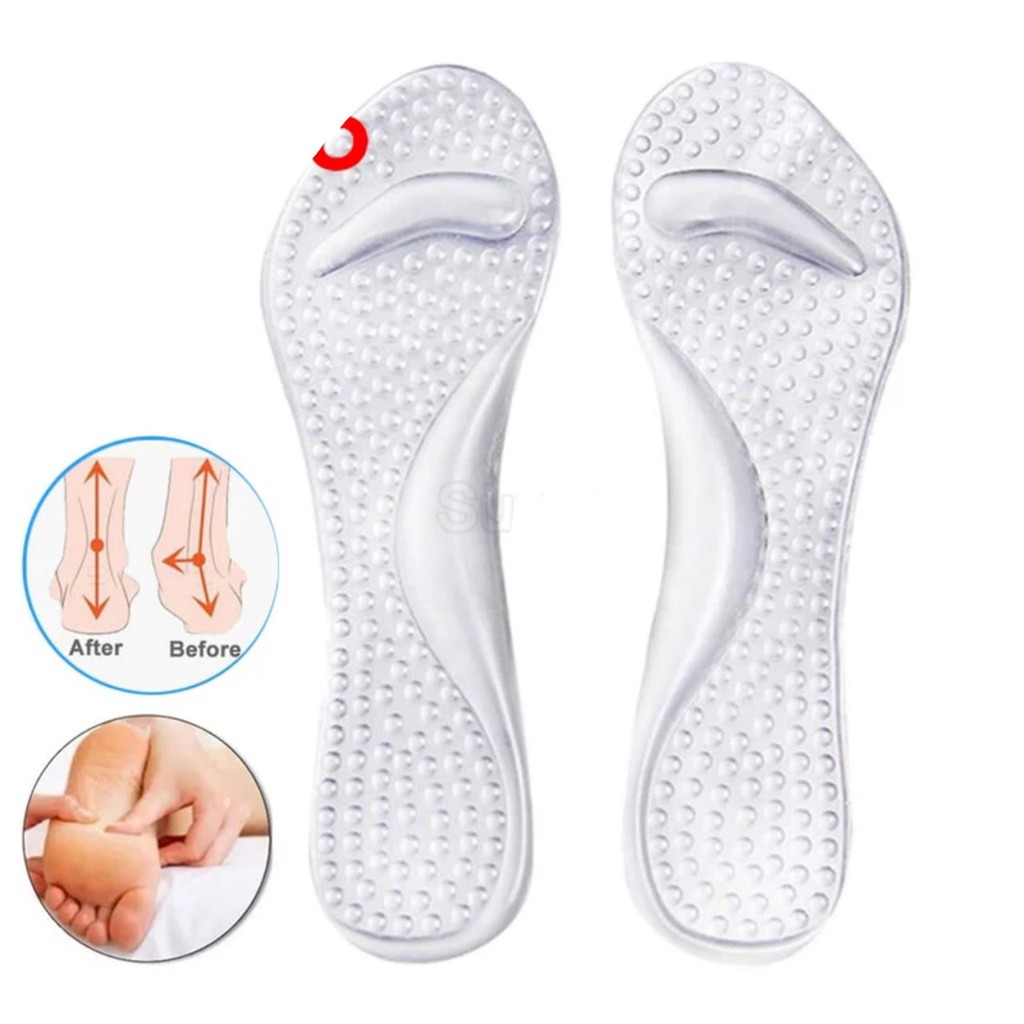 1 Pasang Insole Silicone Full / Sole Gel Silikon Empuk