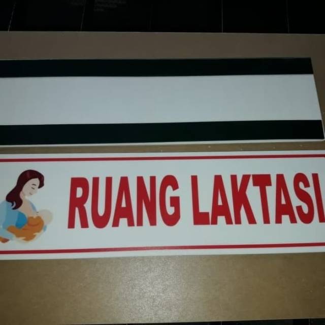 

Sign label acrylic ruang laktasi 10x35cm, sign board akrilik