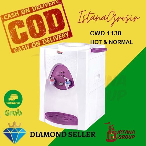 COSMOS CWD 1138P WATER DISPENSER HOT & NORMAL - AIR PANAS NETRAL FRESH