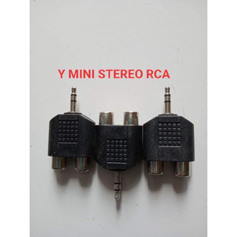 Jek Y mini stereo Rca