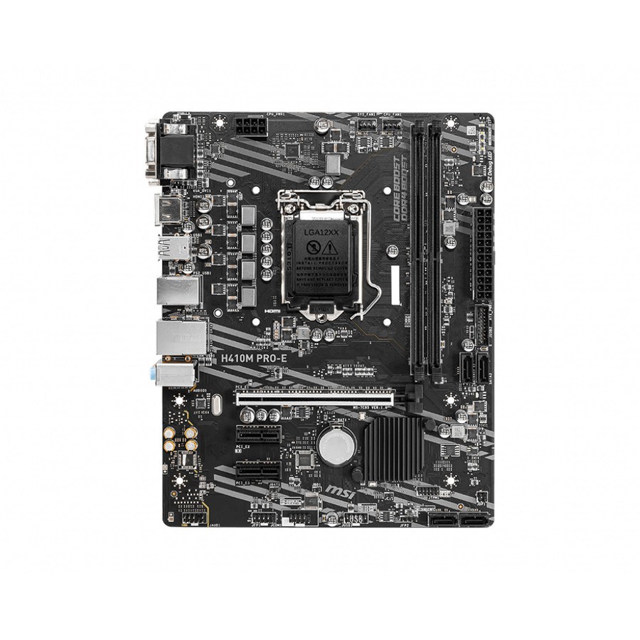 MSI H410M Pro E (LGA1200, H410, DDR4, USB3.2, SATA3) - Resmi