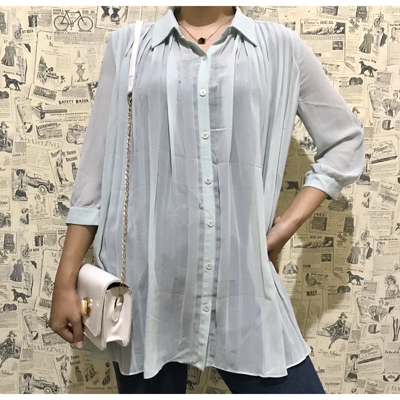 Mint Shirt | kemeja, kemeja wanita, baju thrift, thrift shop