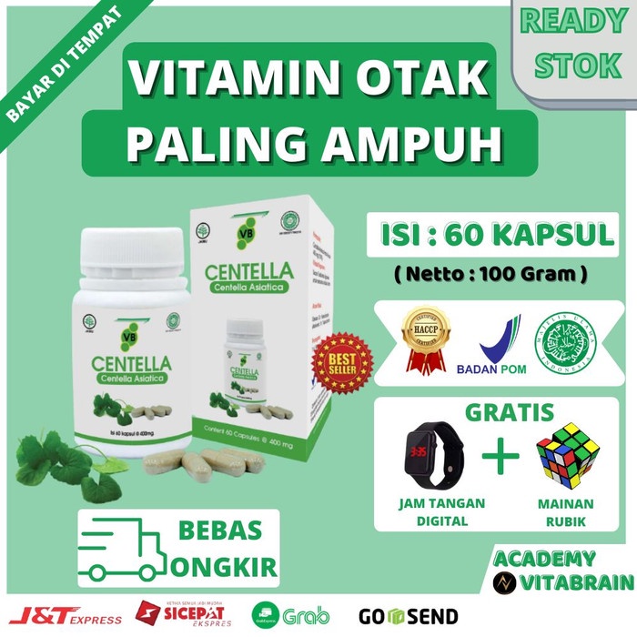 VITABRAIN CENTELLA VITAMIN SUPLEMEN VITABRAIN VITAMIN OTAK ANAK [C01]
