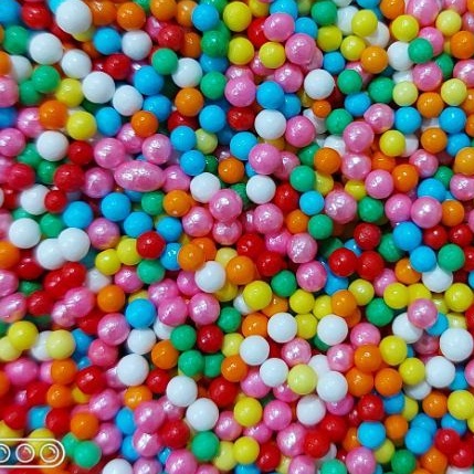 

100 GRAM SPIKEL SPRINGKLE SPRINKLE TRIMIT WARNA WARNI HIASAN KUE/DONUT