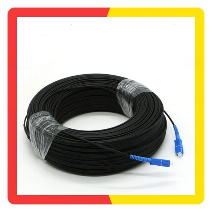 Kabel precon Ftth Sc-Upc Fiber optic nyk 150m network sm sx 9-125 3.0mm - Cable optical fo 150 meter