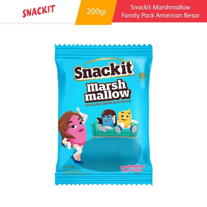 

COD Snackit Marshmallow Family Pack American Besar