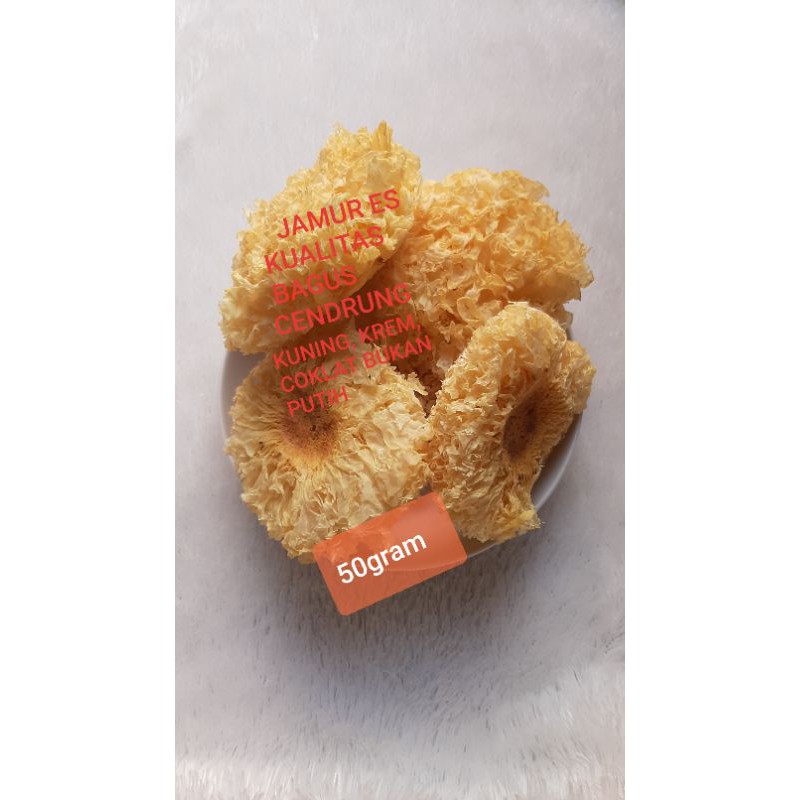

Jamur Salju Premium 50gram/ Dried Snow White Fungus 50gram
